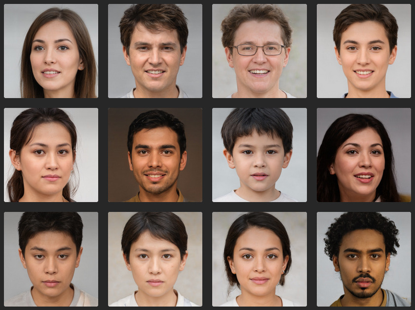 I volti generati dall’AI sono percepiti come più reali di quelli umani