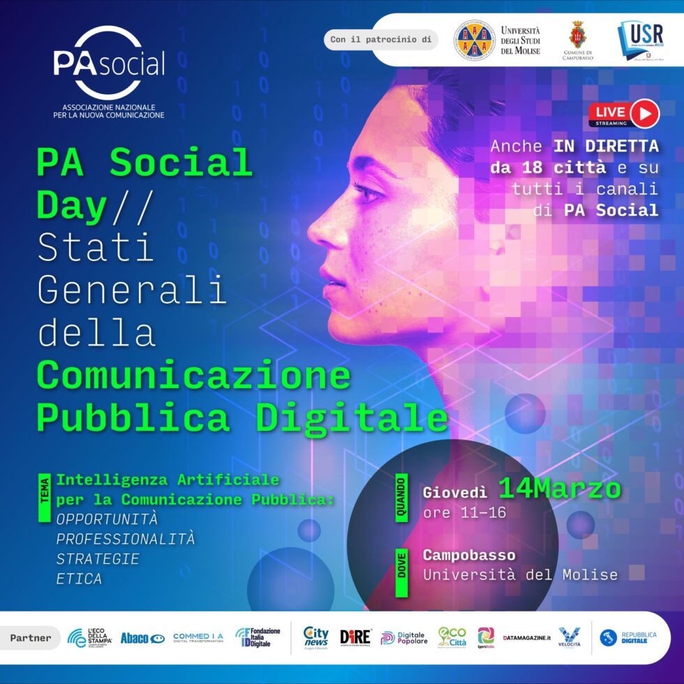 PA Social Day – Stati Generali della Comunicazione Pubblica Digitale | Evento 14 marzo