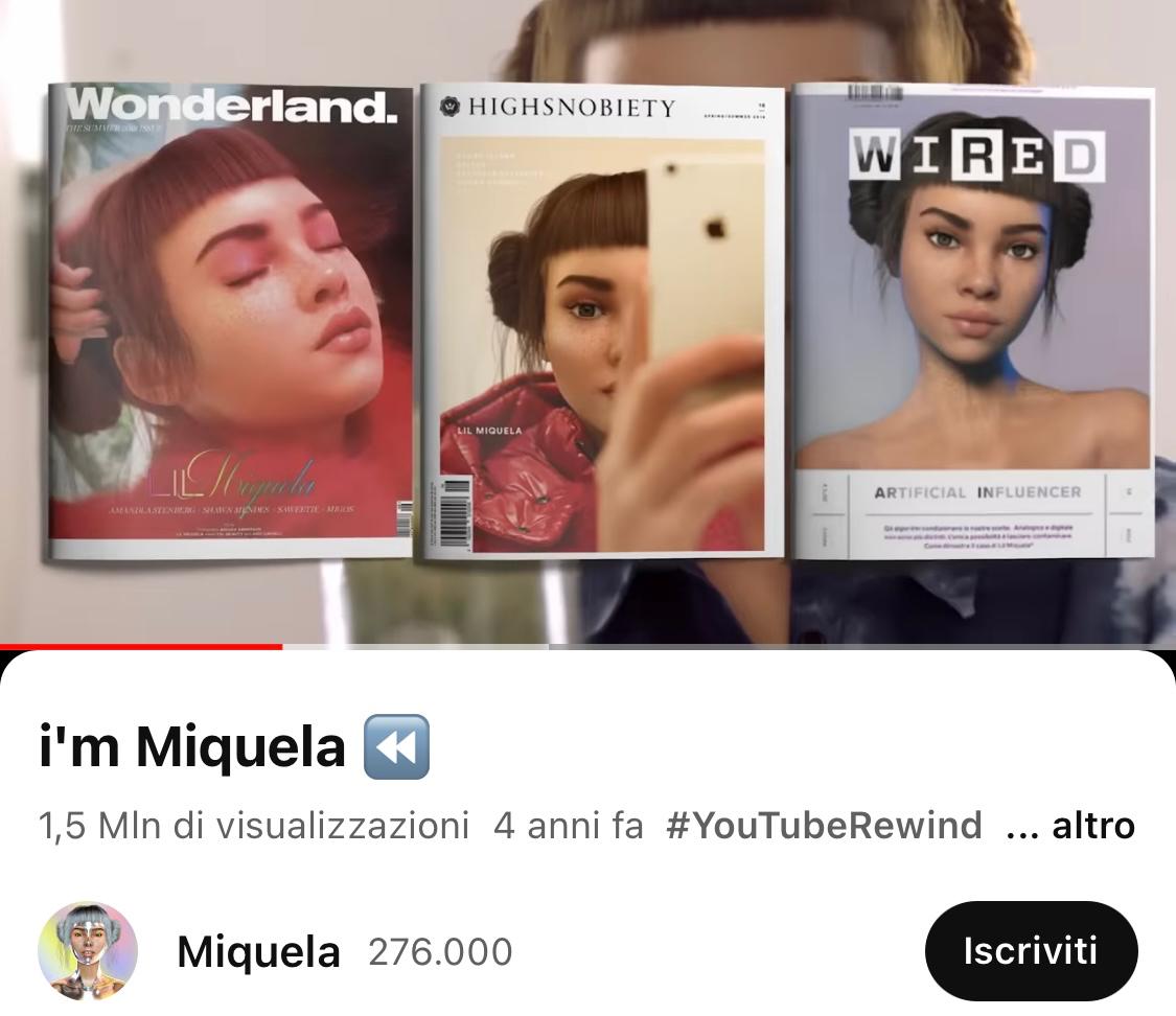 Lil Miquela: la prima artificial influencer