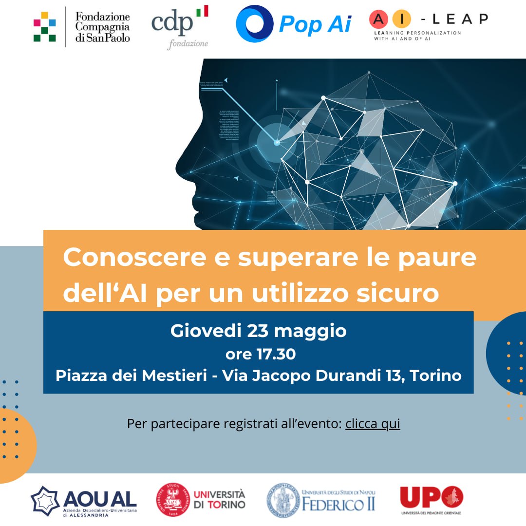 Conoscere e superare le paure dell‘AI per un utilizzo sicuro | Evento 23 maggio