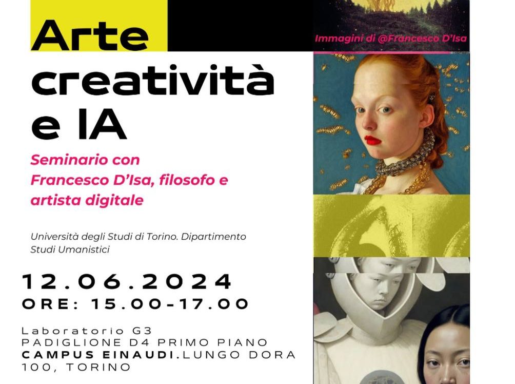 Arte Creatività e IA | Evento 12 giugno
