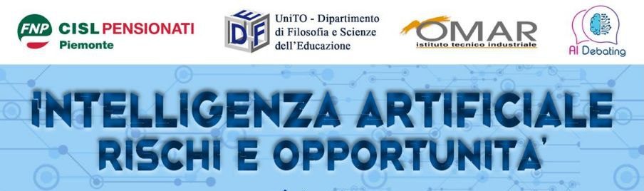 locandina con titolo evento e sponsor