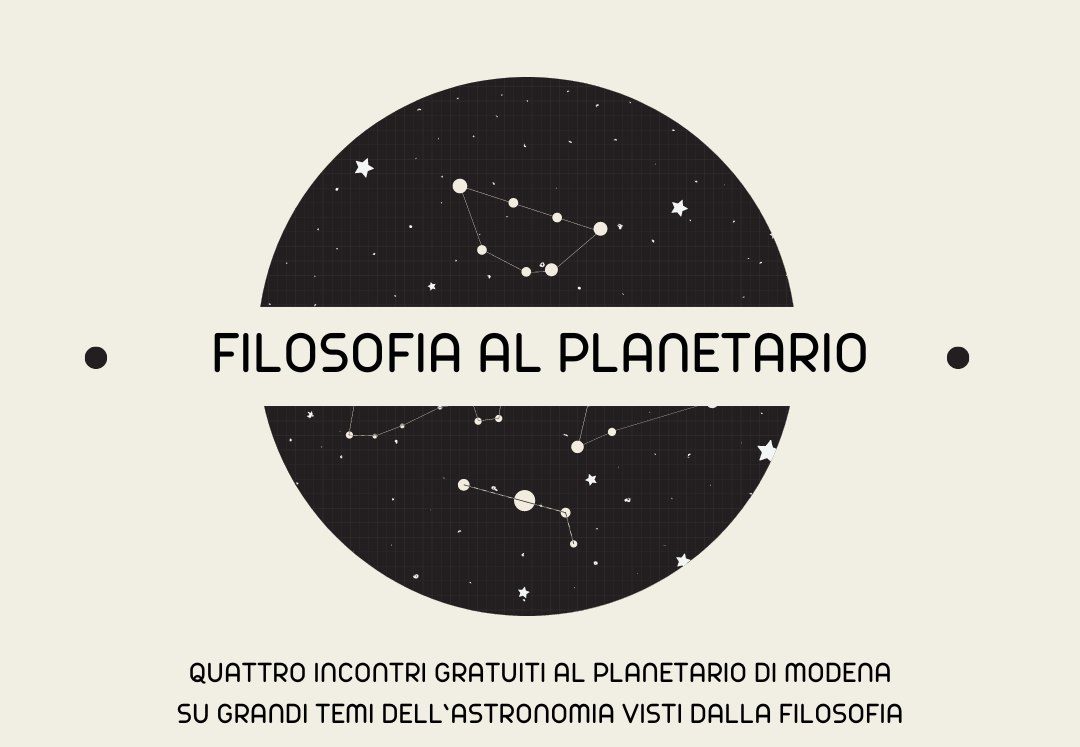 locandina evento con titolo, luogo e orario