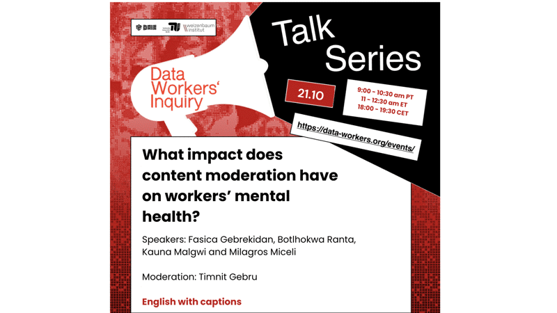 locandina evento con nome speaker, nome evento e data