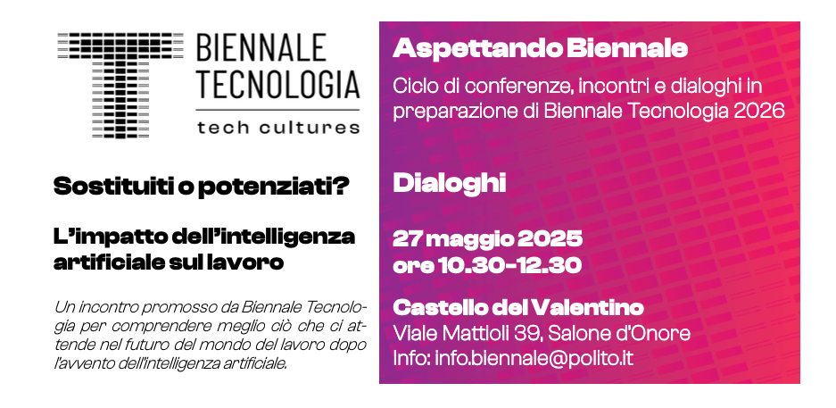 Sostituiti o potenziati? L’impatto dell’IA sul lavoro | 27 maggio