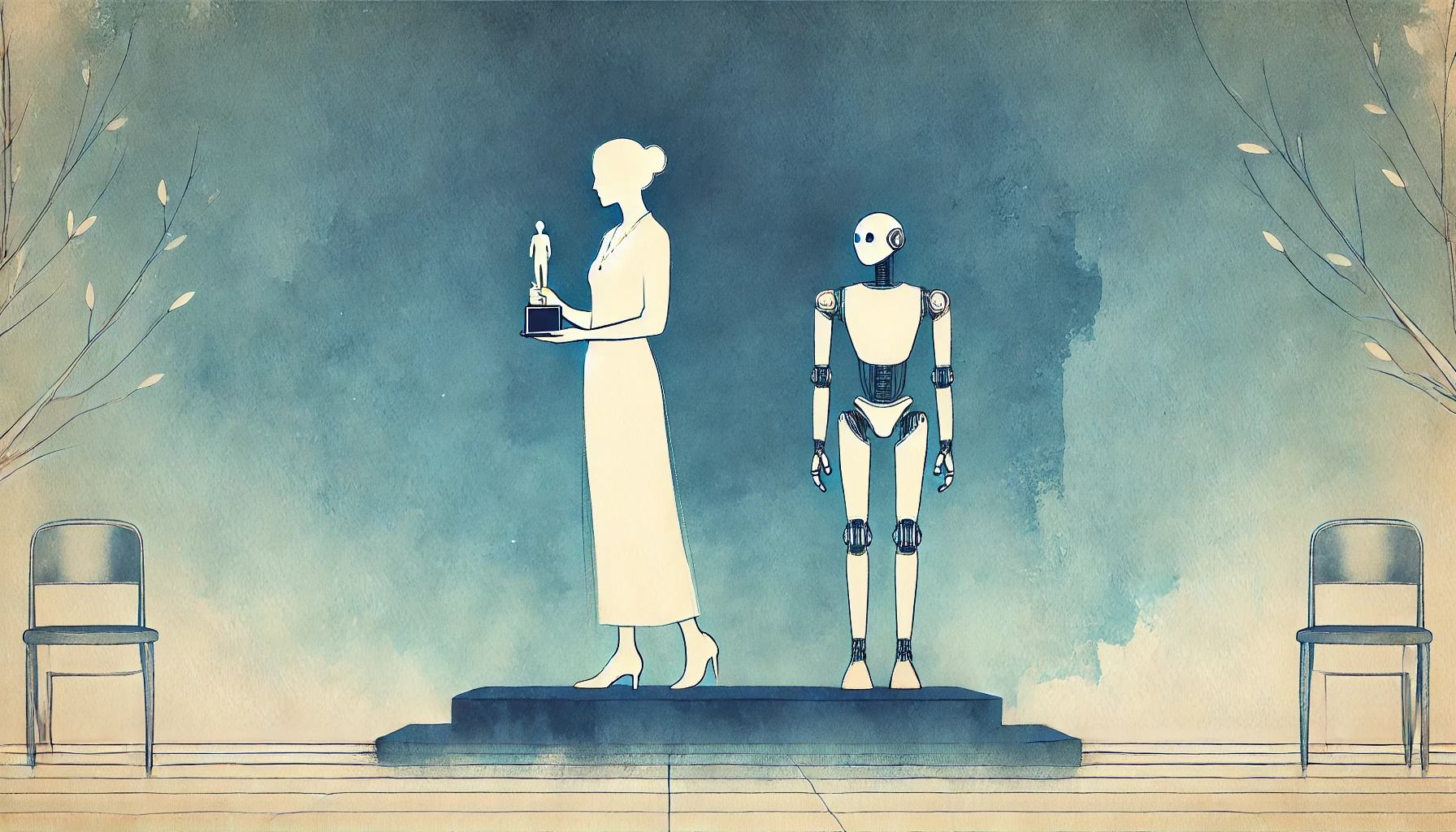 Un'autrice e un robot che vincono un premio letterario