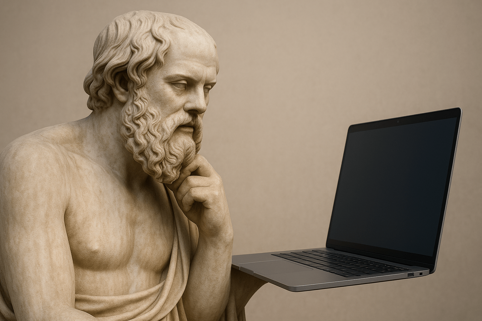 La statua risponde: AI, studenti e domande mancanti